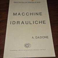 Macchine idrauliche A.Dadone Politecnico Torino