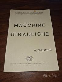Macchine idrauliche A.Dadone Politecnico Torino
