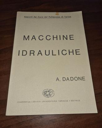 Macchine idrauliche A.Dadone Politecnico Torino
