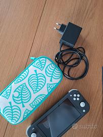 Switch Lite grigia + case Animal Crossing