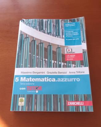 libro di matematica del 5° superiore