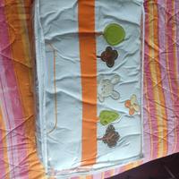 Piumone lettino neonato, pali, mai utilizzato, nuo