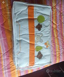 Piumone lettino neonato, pali, mai utilizzato, nuo