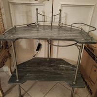 Lavabo antico toilette  in marmo per barba 