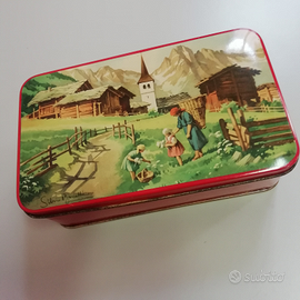 Scatola litografata vintage