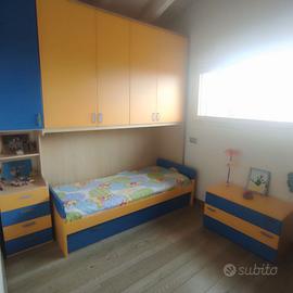 cameretta a ponte con 2 letti