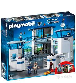 set Playmobil stazione di polizia