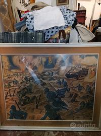 quadro stampa battaglia di Verdun