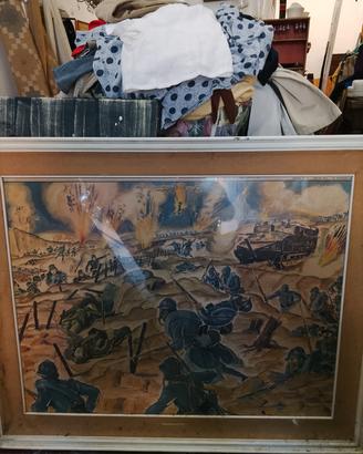 quadro stampa battaglia di Verdun