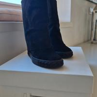 Stivaletto Casadei camoscio nero 38