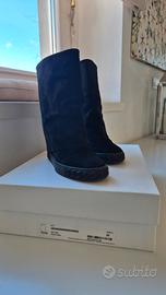 Stivaletto Casadei camoscio nero 38