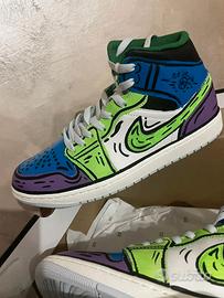 Air Jordan 1Mid sneakers custom edizione limitata