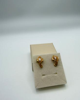 Orecchini in oro giallo 18k