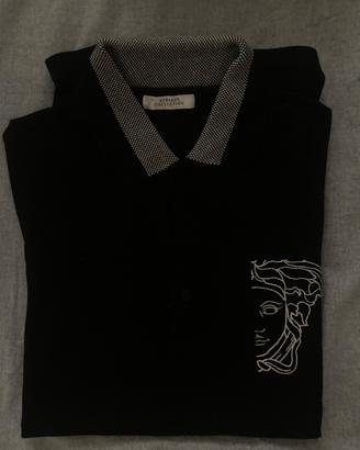 Polo Versace Collection Nera – Ricamo Medusa – Par