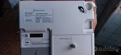 Misuratore elettrico con timer, display e monete
