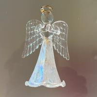 Angelo vetro angioletto campanella natale