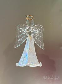 Angelo vetro angioletto campanella natale