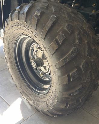 Coppia di gomme e cerchi 280/60-12