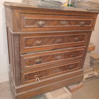 Antico Comò / Cassettone in Legno Massello - Epoca