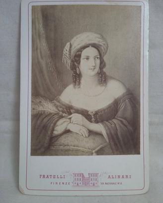 Carte de visite F.lli Alinari Natale Schiavoni