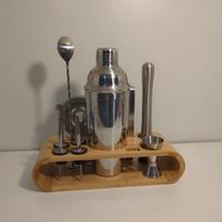 Set Cocktail Barista 12 pezzi con supporto