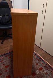libreria a giorno in legno