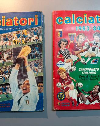 Album originali Calciatori Panini - 7 pezzi.
