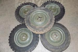 N°5 cerchi + pneumatici Auto Union DKW Munga F91/4