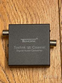 convertitore audio digitale, ottico SPDIF Toslink