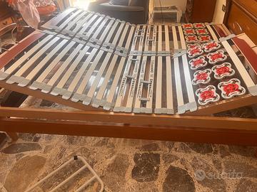 Rete ergonomica matrimoniale modello Plutone alzat