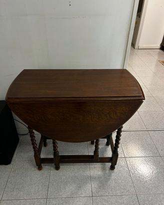 Tavolo consolle ovale a bandelle