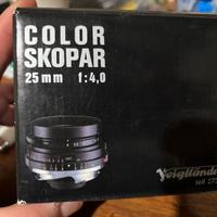 Voigtlander Color Skopar 25mm F4 Leica M usato 1 v