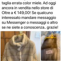 Giacca in pelo sintetico