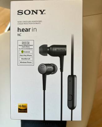 Sony hear in nc cuffie  cancellazione rumori