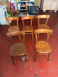 Vendi 5 sedie vintage