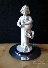 Musicista napoletano-scultura in marmo Capodimonte