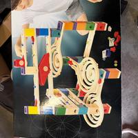 Pista per biglie in legno Hape Quadrilla Vertigo.