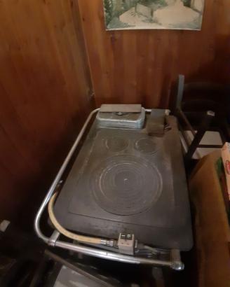 Stufa Spoletr cucina economica legno e gas
