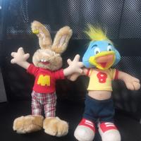 Peluche Mike e Otto