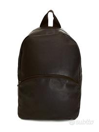 Zaino Uomo Vera Pelle Marrone Borsa Accessori Moda