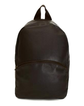 Zaino Uomo Vera Pelle Marrone Borsa Accessori Moda