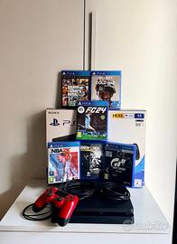 PS4 Slim 1TB + Controller + 6 Giochi + Scatola Ori