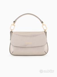 Giorgio Armani mini bag nabuk brillante argento