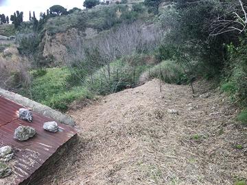 Terreno con rudere e pozzo