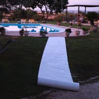 Tappeto matrimonio NUOVO con pellicola