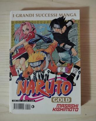 Naruto Volume 1-2-3 Edizione Gold Manga