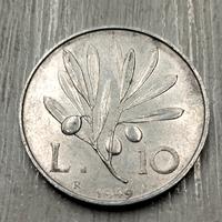 Moneta da 10 lire del 1949