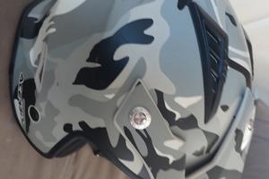 Casco Acerbis cross/enduro/quad grigio camo