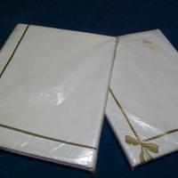 Coppia lenzuola matrimoniali bianche NUOVE