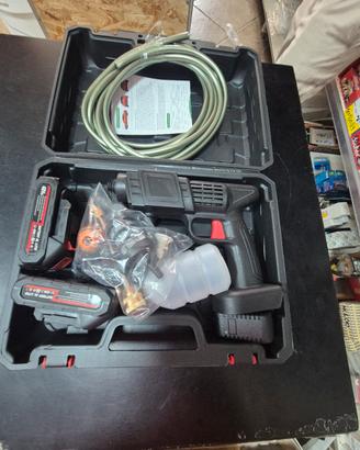 Idropulitrice con 2 batterie e accessori 
